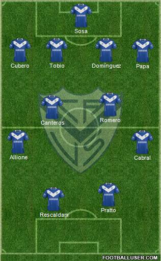 Vélez Sarsfield Formation 2014