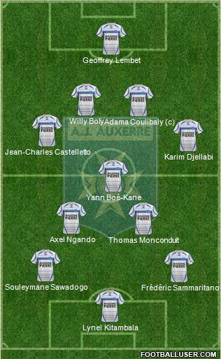 A.J. Auxerre Formation 2014