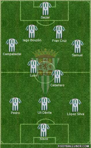 Córdoba C.F., S.A.D. Formation 2014