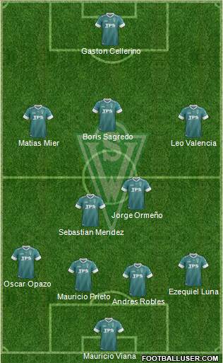 CD Santiago Wanderers S.A.D.P. Formation 2014