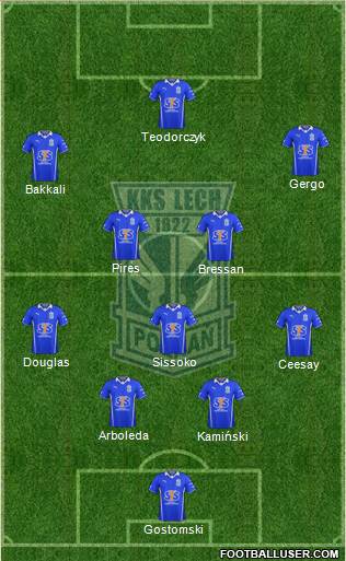 Lech Poznan Formation 2014