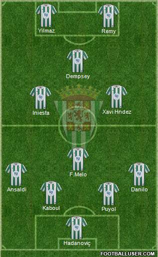 Córdoba C.F., S.A.D. Formation 2014