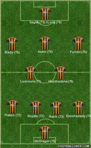 Hull City Formation 2014