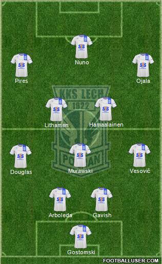 Lech Poznan Formation 2014