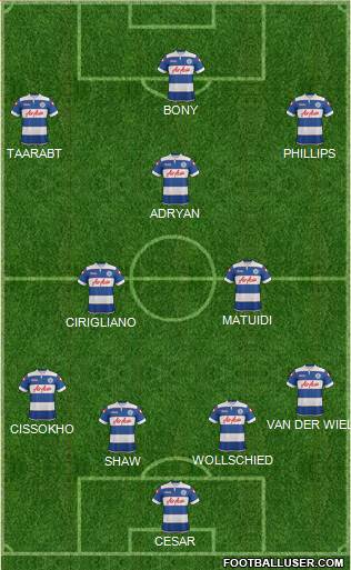 Queens Park Rangers Formation 2014