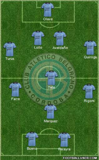 Belgrano de Córdoba Formation 2014