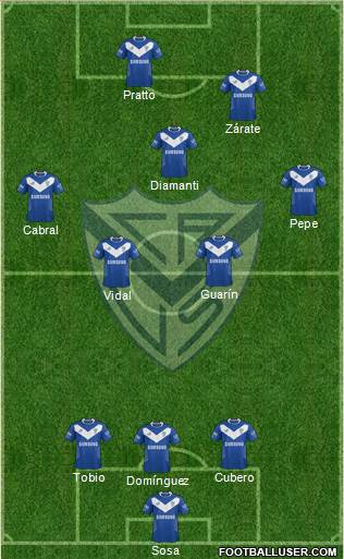 Vélez Sarsfield Formation 2014