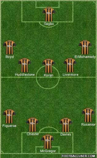 Hull City Formation 2014