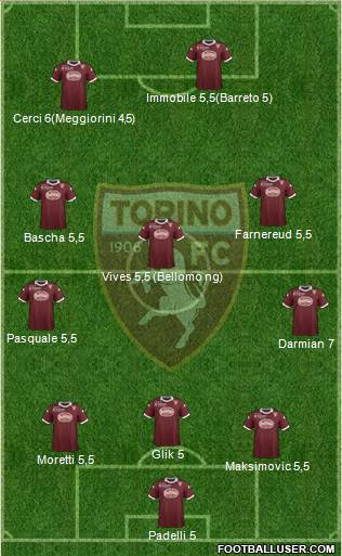 Torino Formation 2014