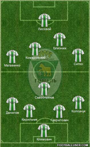 FC Gomel Formation 2014