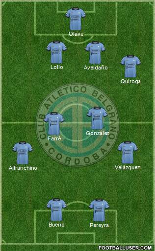 Belgrano de Córdoba Formation 2014