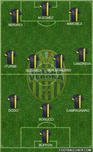 Hellas Verona Formation 2014