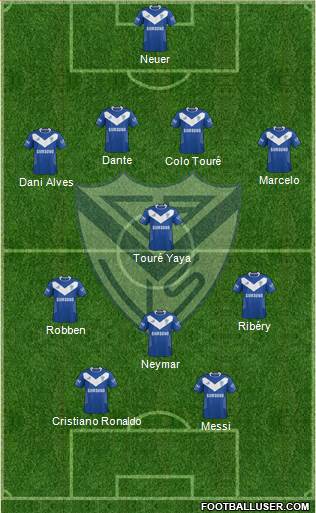 Vélez Sarsfield Formation 2014