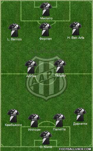 AA Ponte Preta Formation 2014