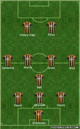 Hull City Formation 2014