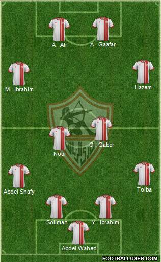 Zamalek Sporting Club Formation 2014