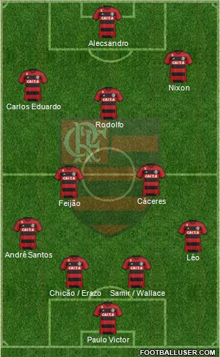 CR Flamengo Formation 2014