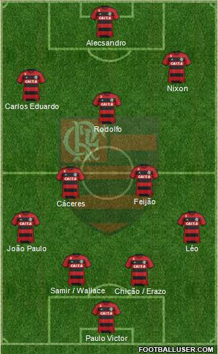 CR Flamengo Formation 2014