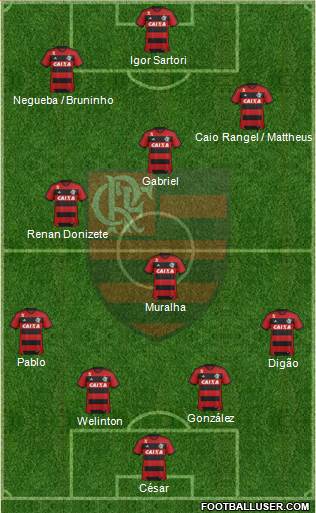 CR Flamengo Formation 2014