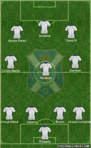 C.D. Tenerife S.A.D. Formation 2014