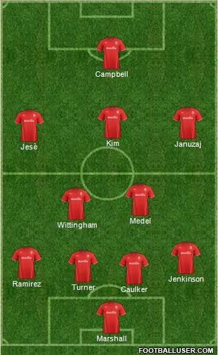 Cardiff City Formation 2014