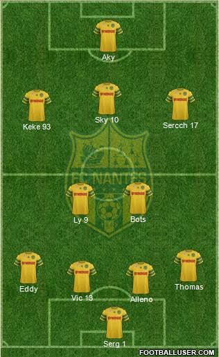 FC Nantes Formation 2014