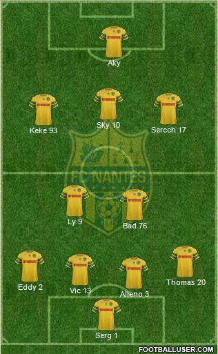 FC Nantes Formation 2014