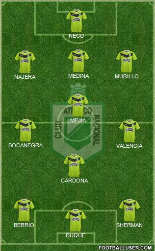 CDC Atlético Nacional Formation 2014