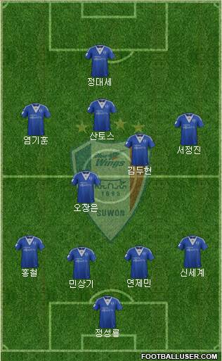 Suwon Samsung Blue Wings Formation 2014