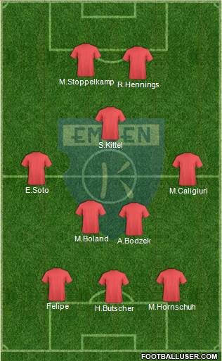 BSV Kickers Emden Formation 2014