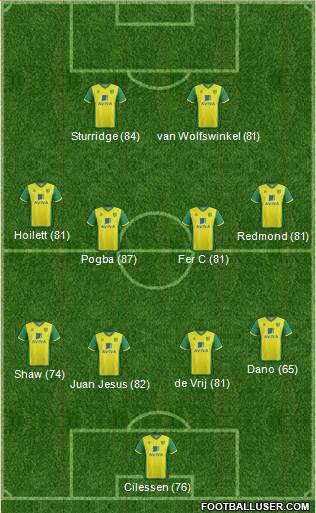 Norwich City Formation 2014