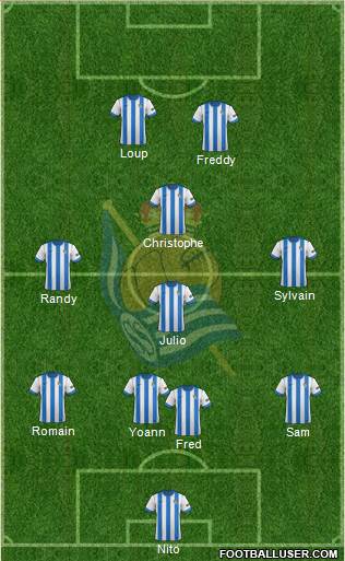 Real Sociedad C.F. B Formation 2014