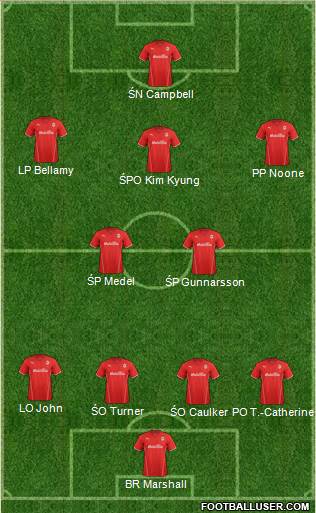 Cardiff City Formation 2014