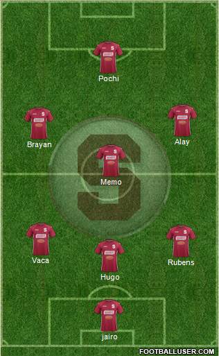 CD Saprissa Formation 2014