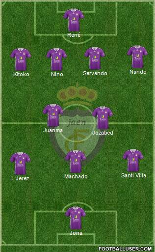 Real Jaén C.F. Formation 2014