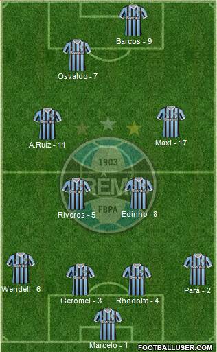 Grêmio FBPA Formation 2014