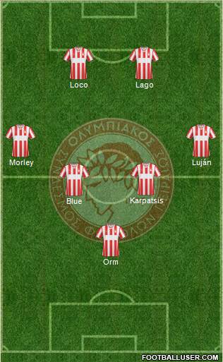 Olympiakos SF Piraeus Formation 2014