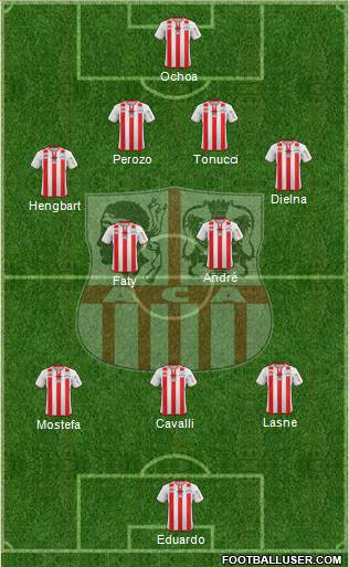 Athletic Club Ajaccien Football Formation 2014