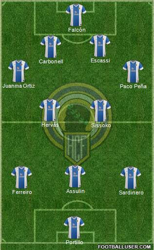 Hércules C.F., S.A.D. Formation 2014