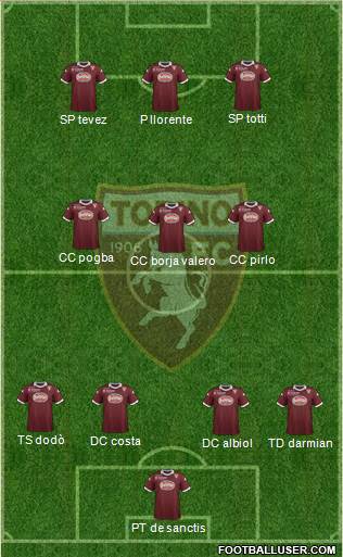 Torino Formation 2014