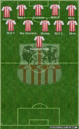 Athletic Club Ajaccien Football Formation 2014