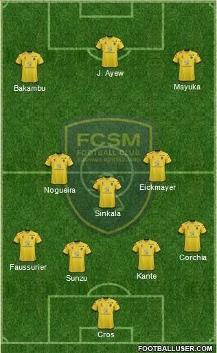 FC Sochaux-Montbéliard Formation 2014