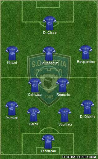 Sporting Club Bastia Formation 2014