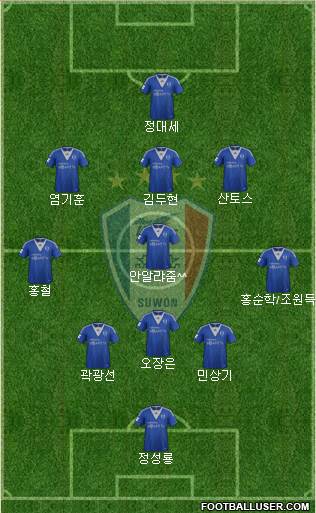 Suwon Samsung Blue Wings Formation 2014