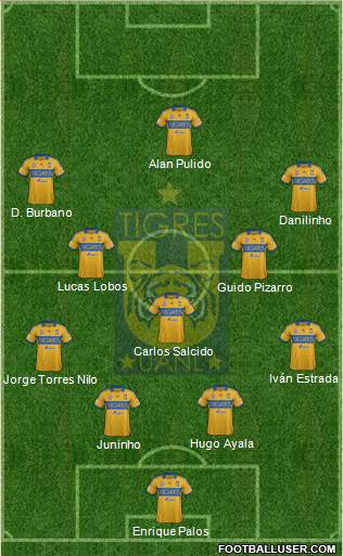 Club Universitario de Nuevo León Formation 2014