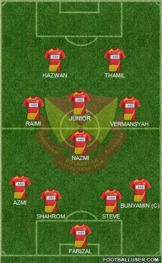 Selangor Formation 2014