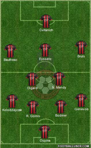 OGC Nice Côte d'Azur Formation 2014