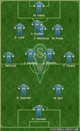 CD Santiago Wanderers S.A.D.P. Formation 2014