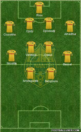 FC Nantes Formation 2014