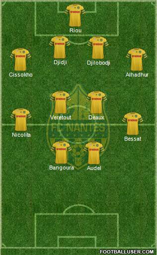 FC Nantes Formation 2014